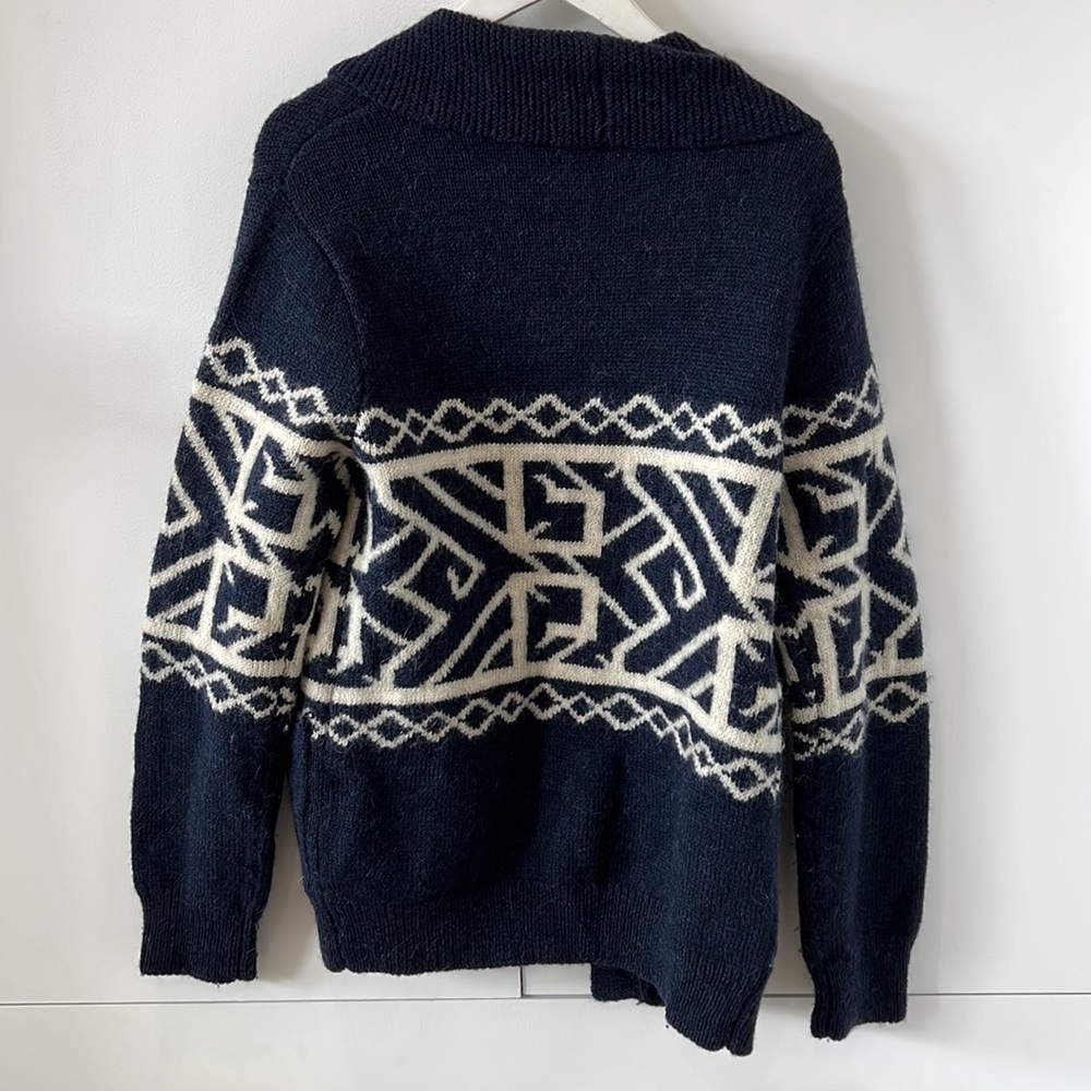 Penny Stock blue Wool/Alpaca Cardigan, S - Picture 3 of 5
